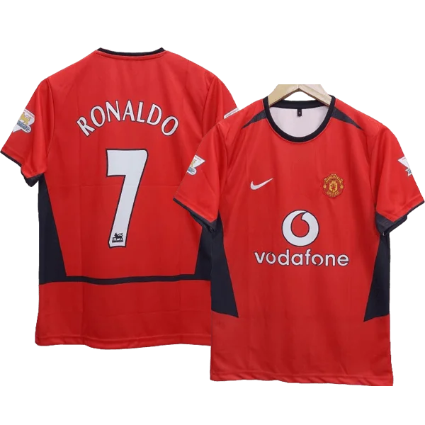 MANCHESTER UNITED RETRÔ 1 - TORCEDOR MASCULINO 2002/04